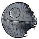 Star Wars Death Star and Superlaser cursor on a light page