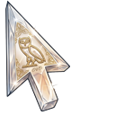 Drake Iceman OVO Diamond Arrow and Shined Glove cursor on a light page