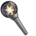 Katseye Animated Glowing Star Lightstick pointer on a light page