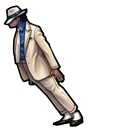 Michael Jackson Smooth Criminal Lean and Dance cursor on a light page