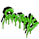 K-Pop Katseye Gnarly Green Slime Graffiti pointer on a light page