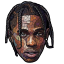 Rapper Travis Scott Cactus Jack pointer