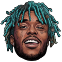 Lil Uzi Vert Teal Hair and Uzi Gang Logo pointer