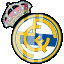 Real Madrid Football Club Iconic Crown Symbol cursor on a light page