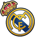 Real Madrid Football Club Iconic Crown Symbol pointer on a light page