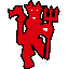 Manchester United FC Red Devil Emblem Cursor cursor on a light page